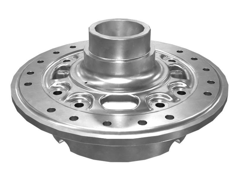 8X-7790: Кожух дифференциала (полуфланец)