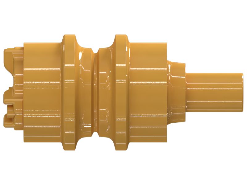 Одноребордный поддерживающий каток гусеничной ленты