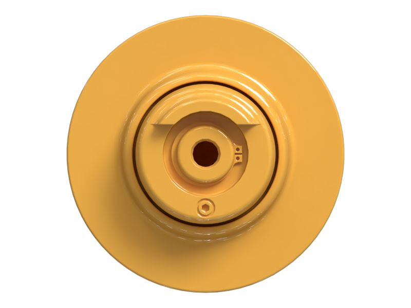 Двухребордный опорный каток