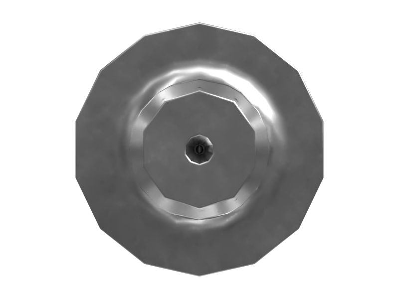 Шток возвратной пружинной тяги направляющего колеса