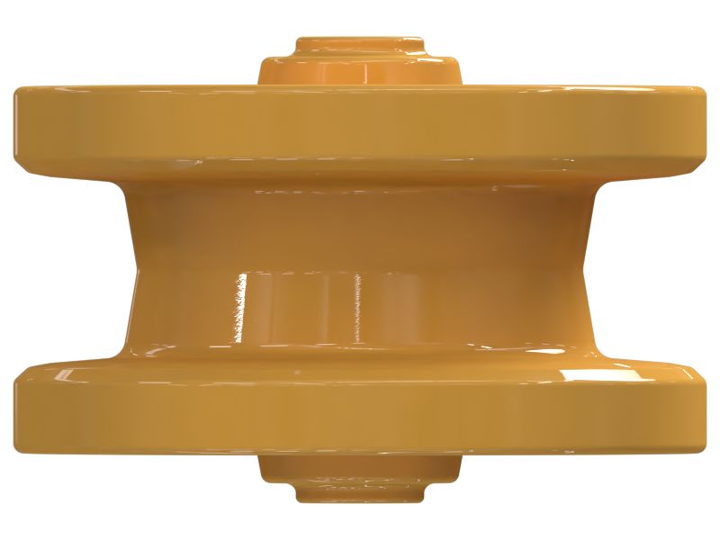 Двухребордное направляющее колесо