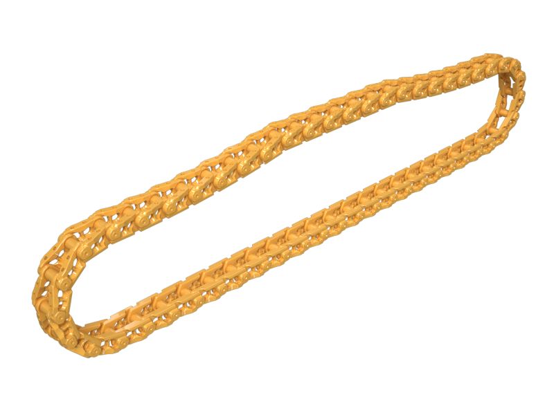 Звено гусеницы в сборе (GLT)