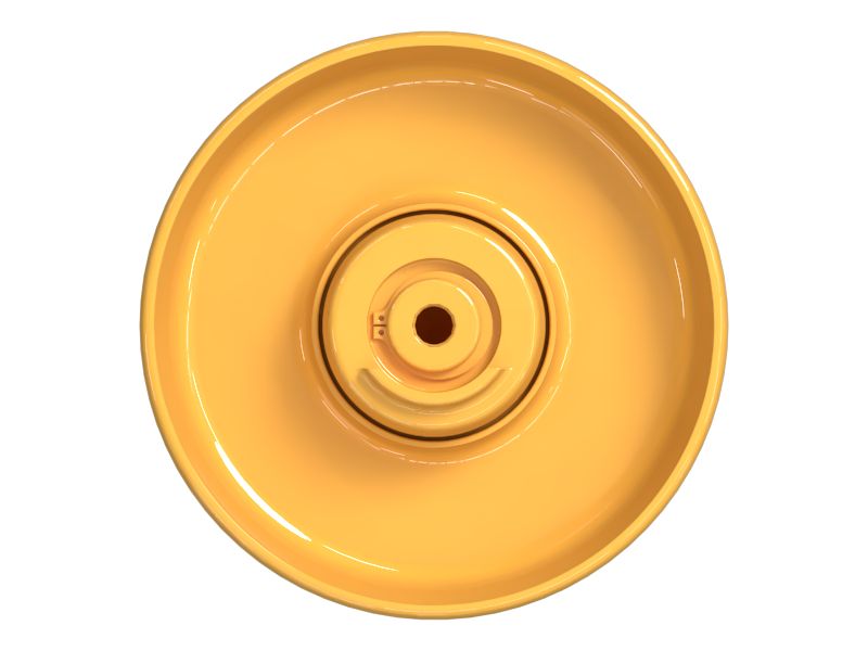 Двухребордное направляющее колесо