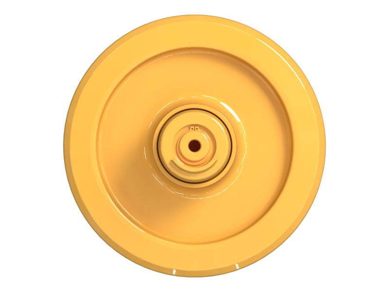 Одноребордное направляющее колесо