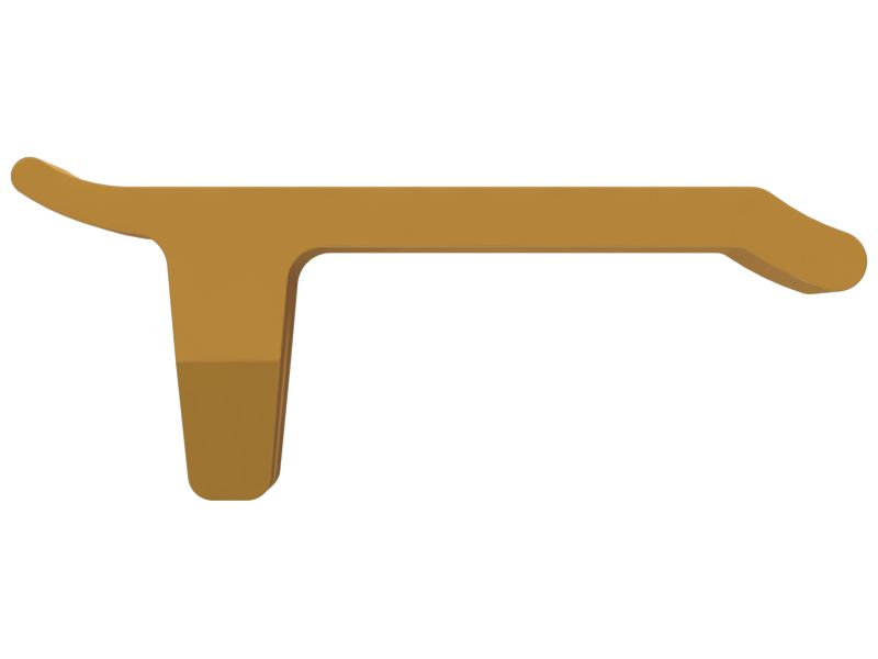 Башмак гусеничной ленты с одинарным грунтозацепом 700 мм