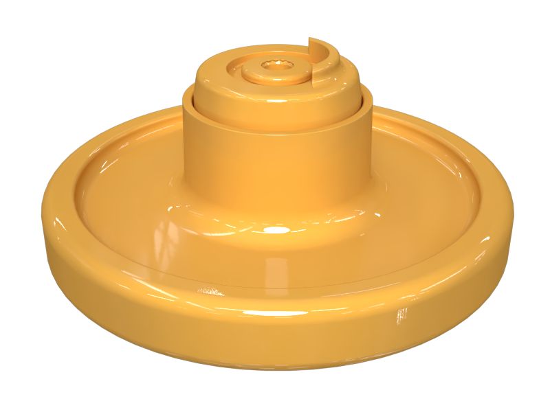 Одноребордное направляющее колесо