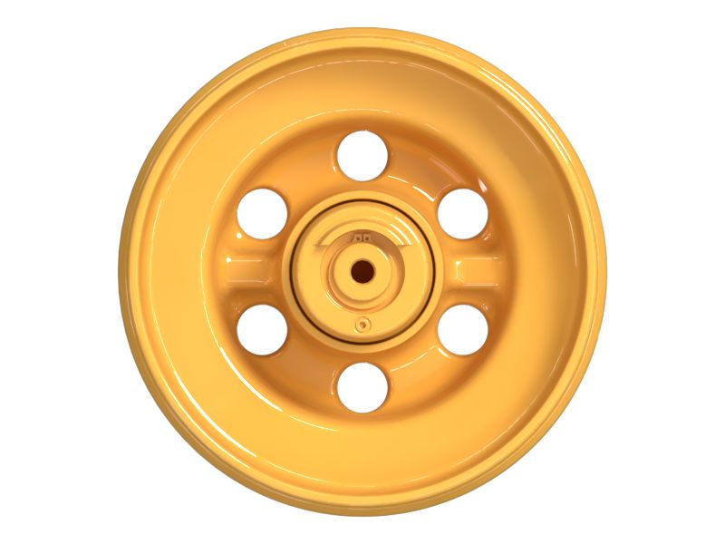 Трехребордное направляющее колесо