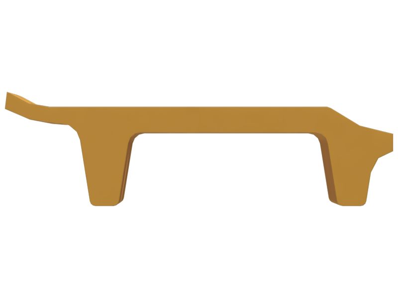 Башмак гусеничной ленты 510 мм с двойным грунтозацепом