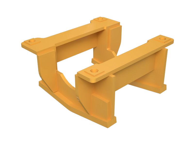 Сегментированное ограждение направляющего ролика гусеничной ленты