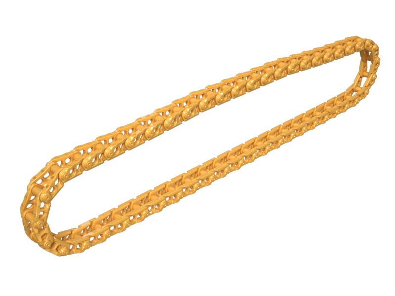 Звено гусеницы в сборе (GLT)