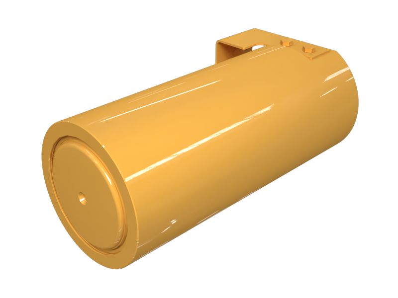 Левый натяжитель гусеницы