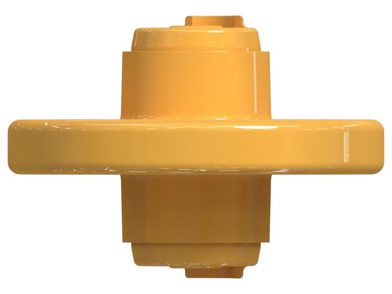 Одноребордное направляющее колесо