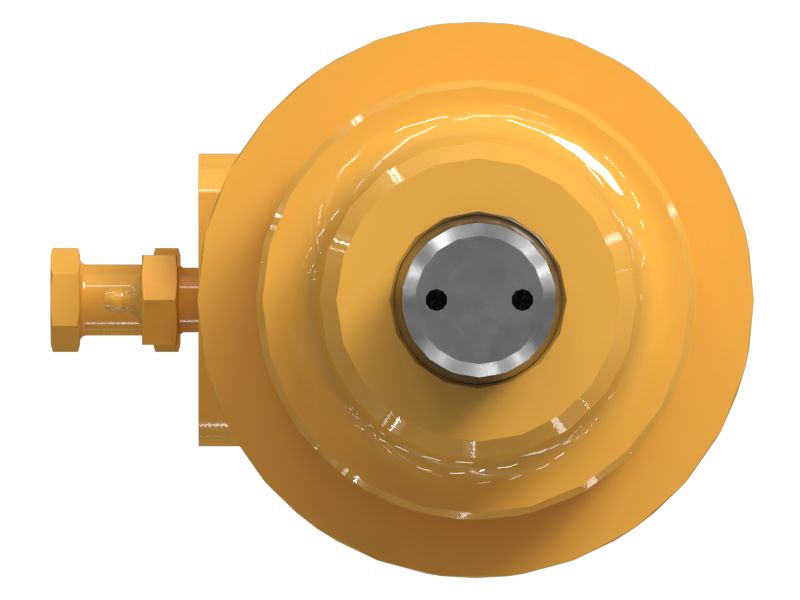 Возвратный механизм натяжителя гусеницы