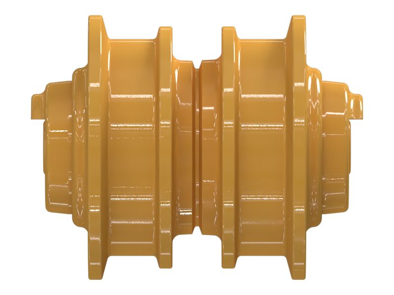 Двухребордный опорный каток