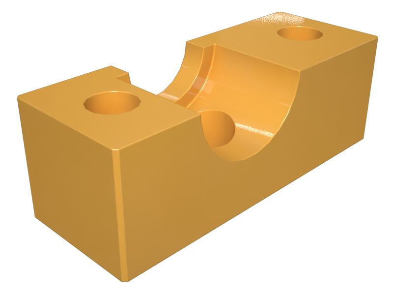 592-3386: Track Idler Clamp Block 5923386 Caterpillar