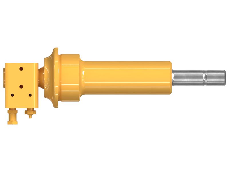 Возвратный механизм натяжителя гусеницы