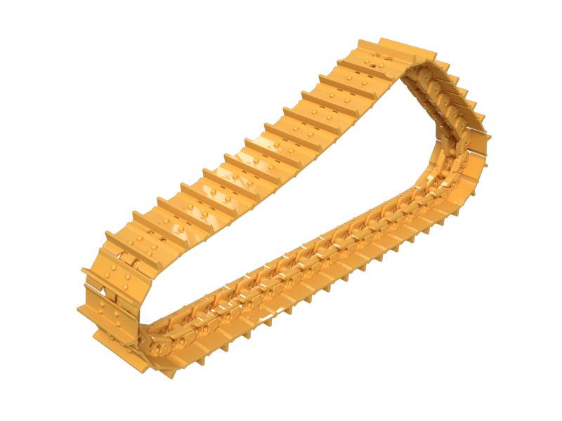 Гусеничная лента с подшипниками скольжения