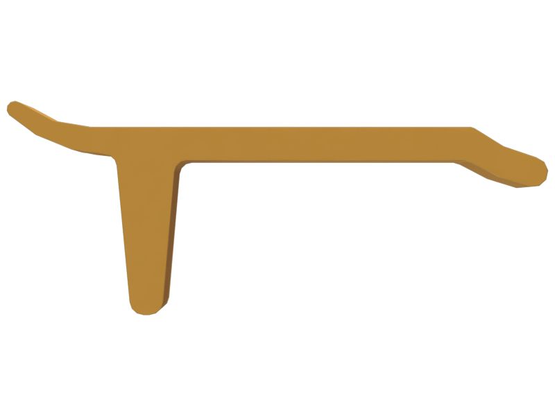 Башмак гусеничной ленты с одинарным грунтозацепом 610 мм