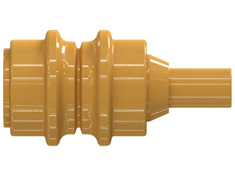 Одноребордный поддерживающий каток гусеничной ленты