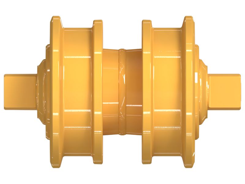 Высокий двухребордный опорный каток арктического исполнения