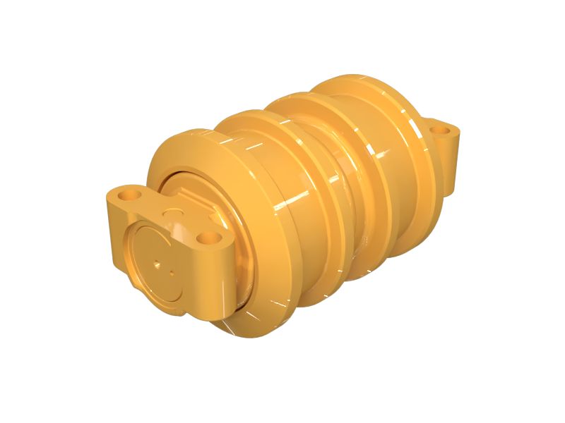 Двубортный поддерживающий каток гусеничной ленты