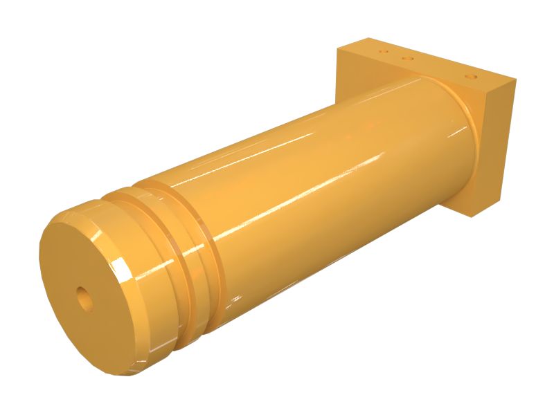 Натяжитель гусеницы и возвратный поршень