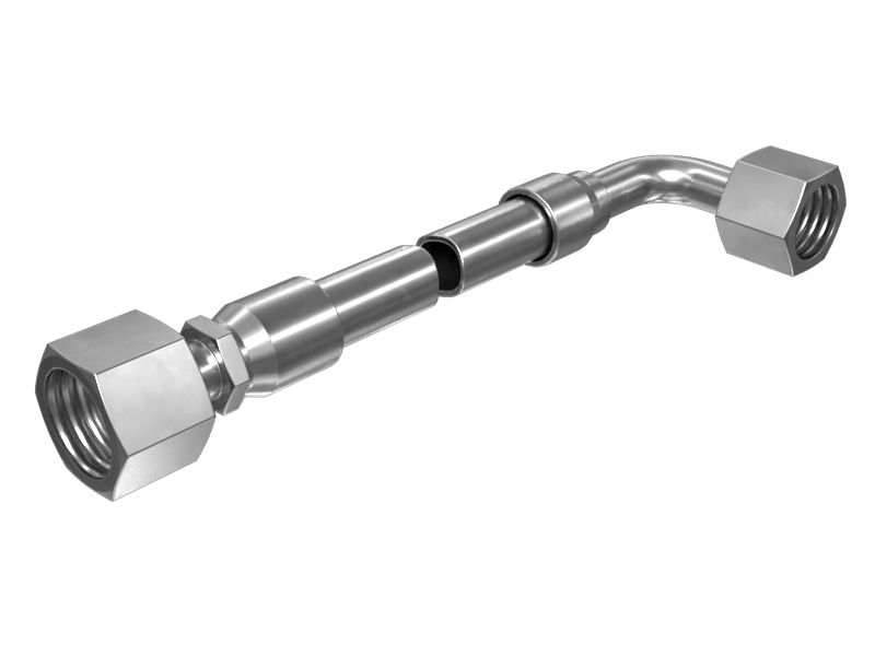 540-2488: Medium Pressure High Temperature Teflon Lined Hose Assembly