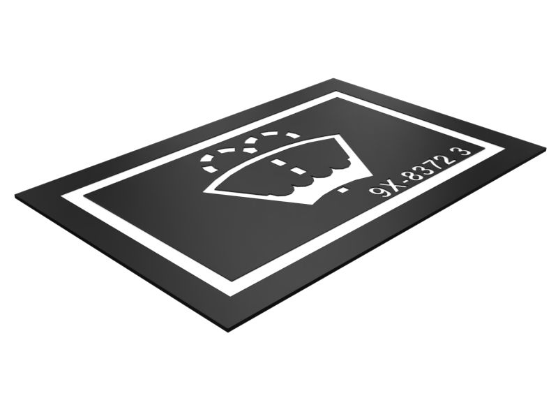 9X-8372: Наклейка заливной горловины для жидкости стеклоомывателя