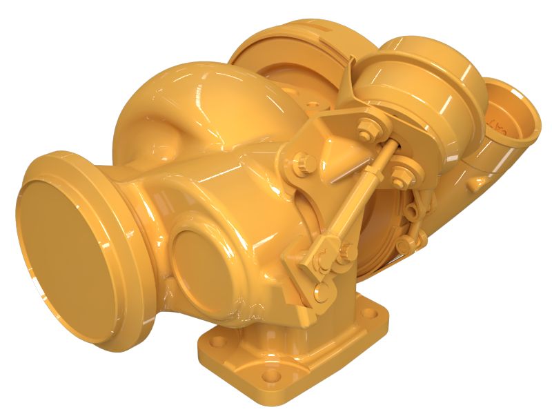 435-4501: Турбокомпрессор для двигателя C7.1