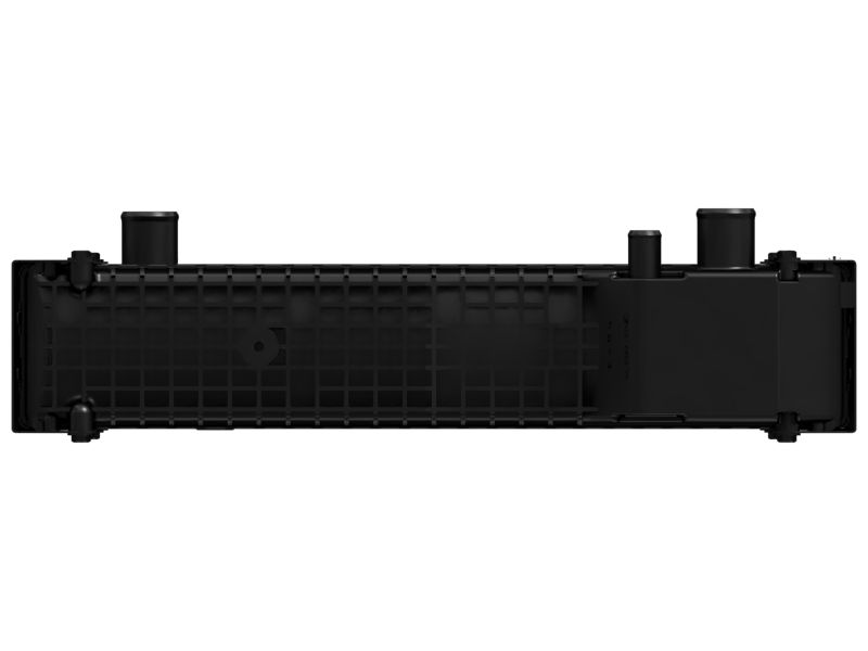 Радиатор с квадратными поликлиновыми ребрами