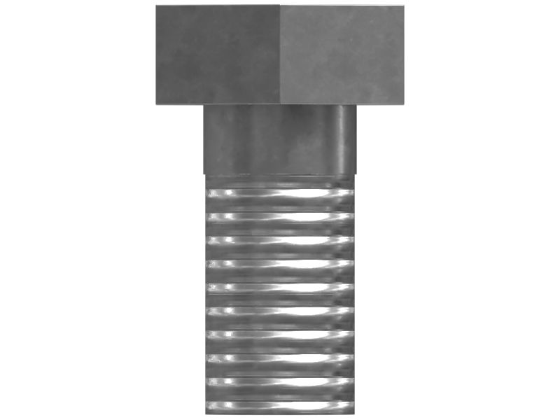 Болт с шестигранной головкой, M10-1,5 20 мм