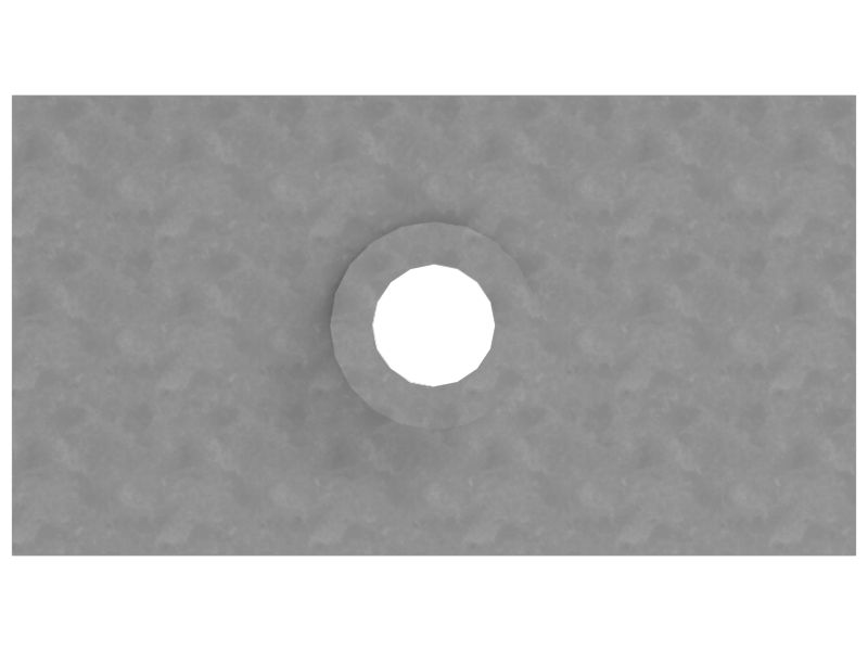 Приварная пластина, длина 55 мм