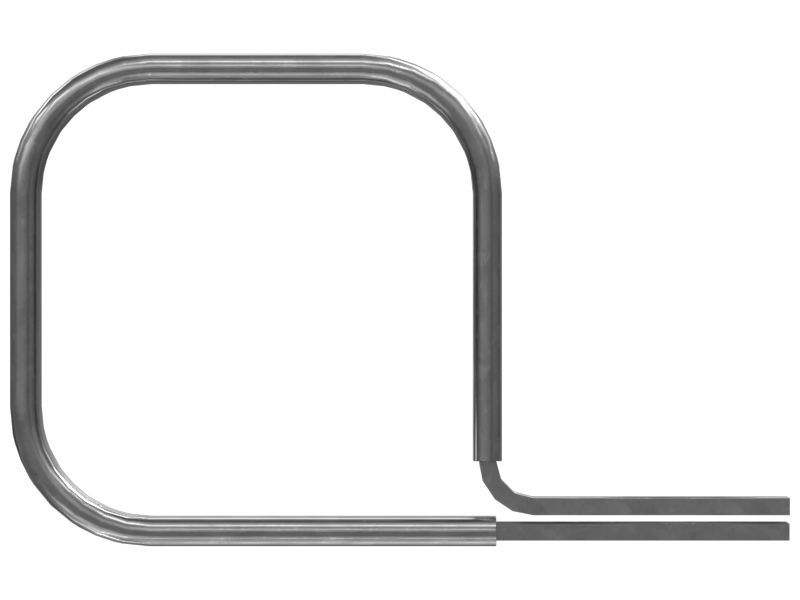 Петлевой зажим для одного шланга, длина 76,2 мм