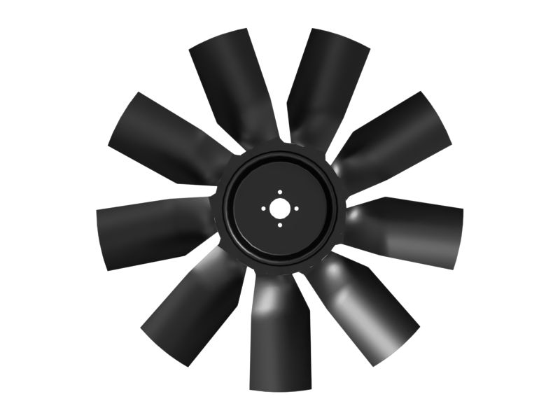 Крестовина 9-лопастного всасывающего вентилятора