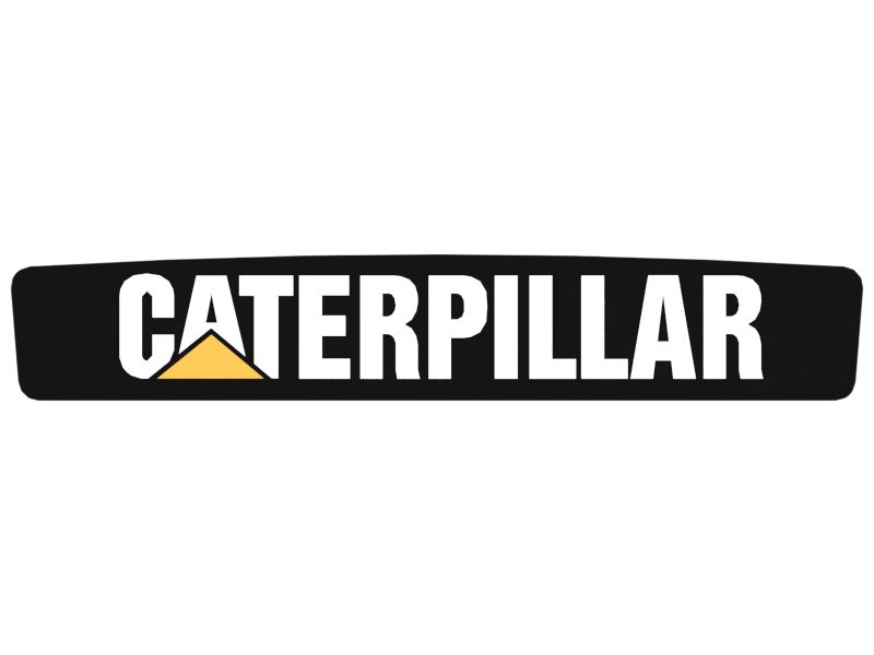 Наклейка с товарным знаком CATERPILLAR