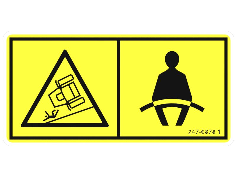 Наклейка с предупреждением