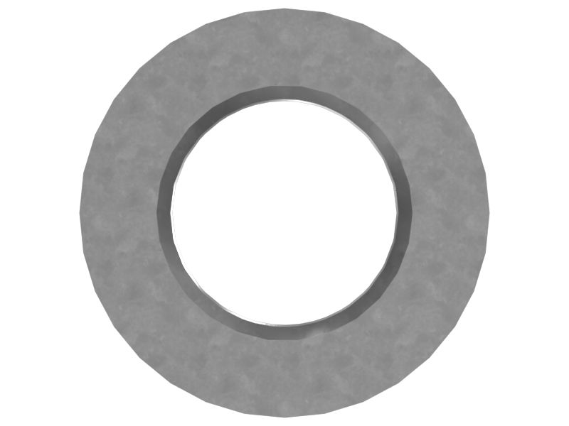 Полая прокладка, длина 43 мм