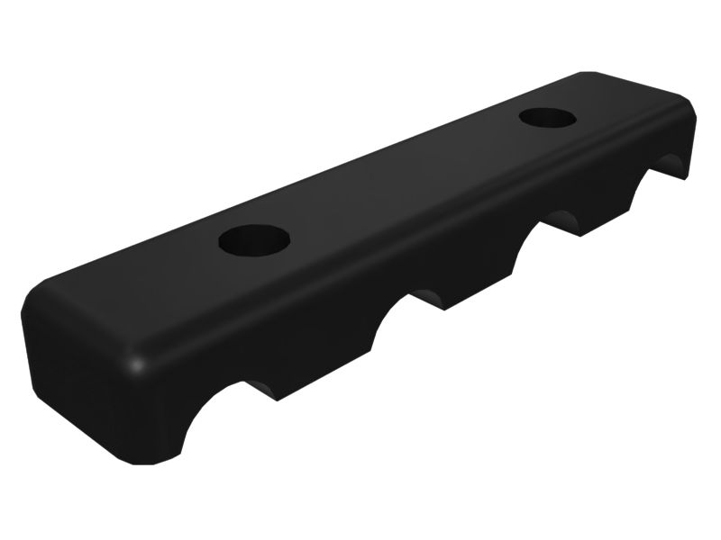 Зажимная колодка рулевой магистрали