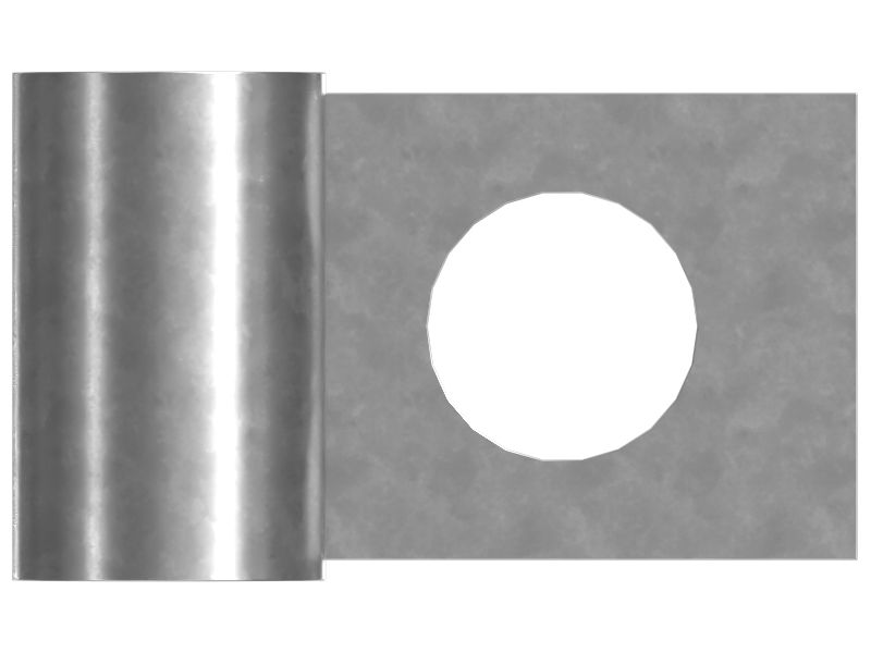 Петлевой зажим для одной трубы, наружный диаметр 7,92 мм