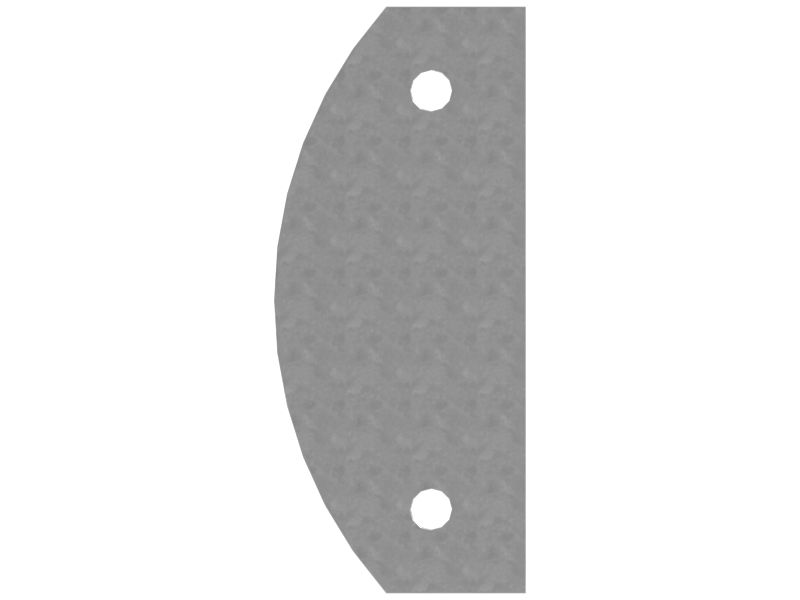 Направляющая пластина, толщина 4,8 мм