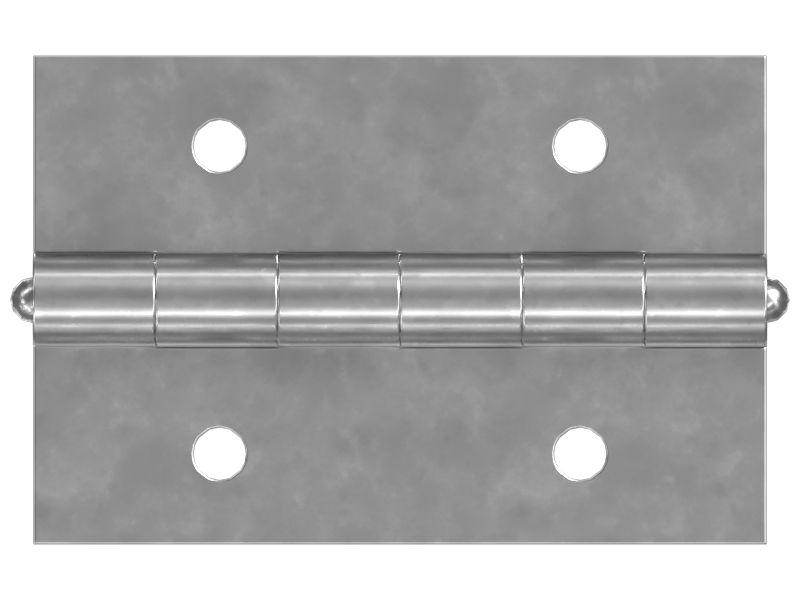 Рояльная петля, длина 152,4 мм