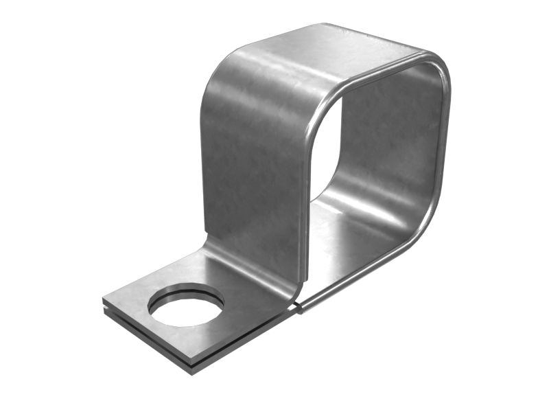 4D-1544: Петлевой зажим для одного шланга, длина 76,2 мм