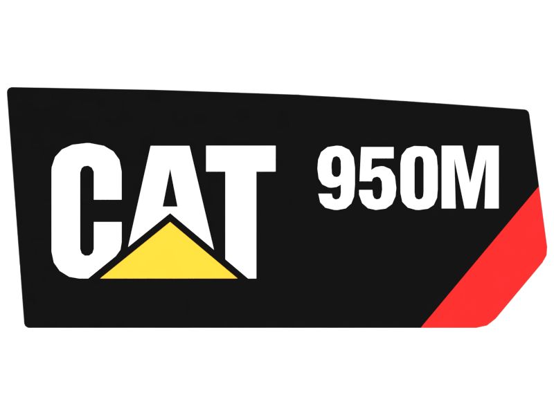 Наклейка для маркировки техники CAT 950M