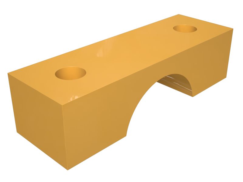 123-4586: Зажимная колодка