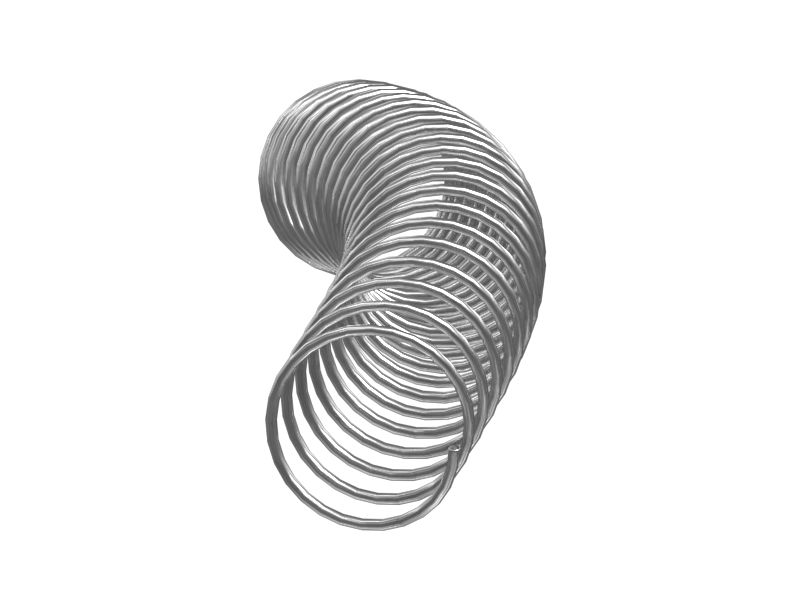 Пружина трубопровода насоса с наружным диаметром 550 мм