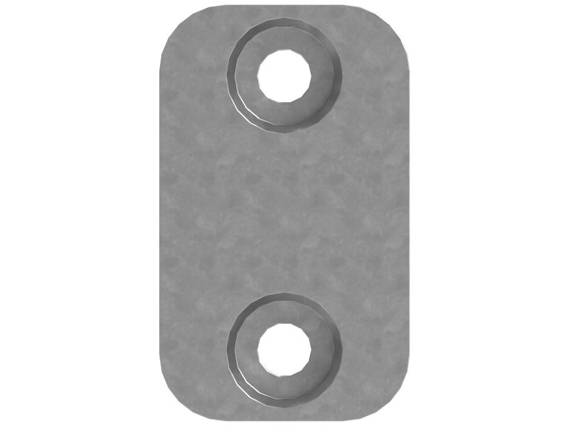 Седельный хомут для одной трубы, полухомут