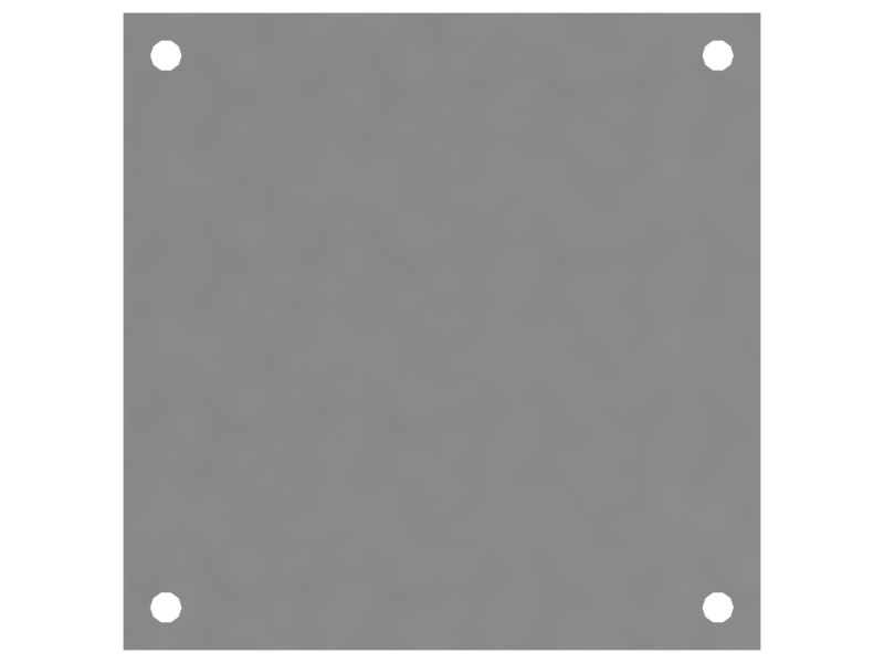 Пластина регулировочной прокладки с 4 болтами