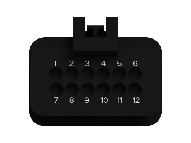 12-контактный штепсельный разъем