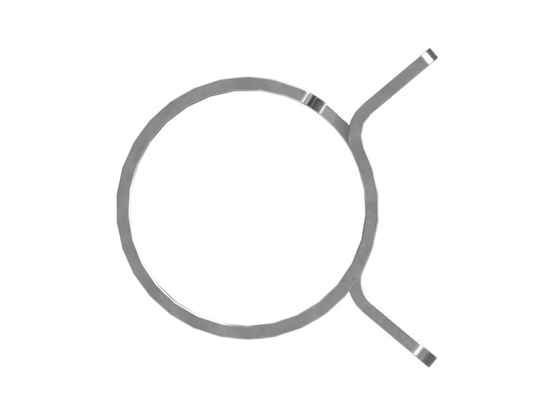 Пружинный ленточный хомут