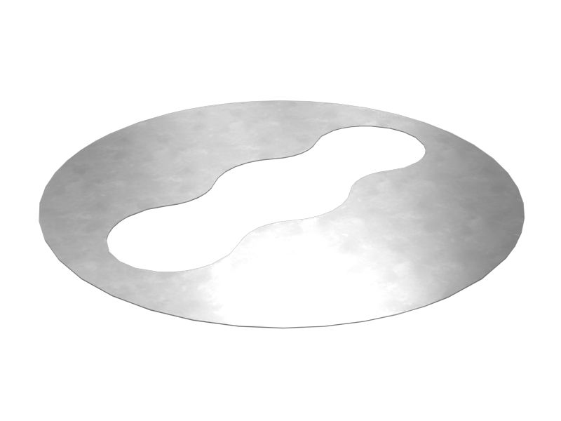 8P-9714: Регулировочная прокладка толщиной 0,08 мм